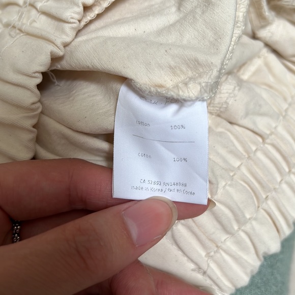 High waisted beige pants - Picture 6 of 8